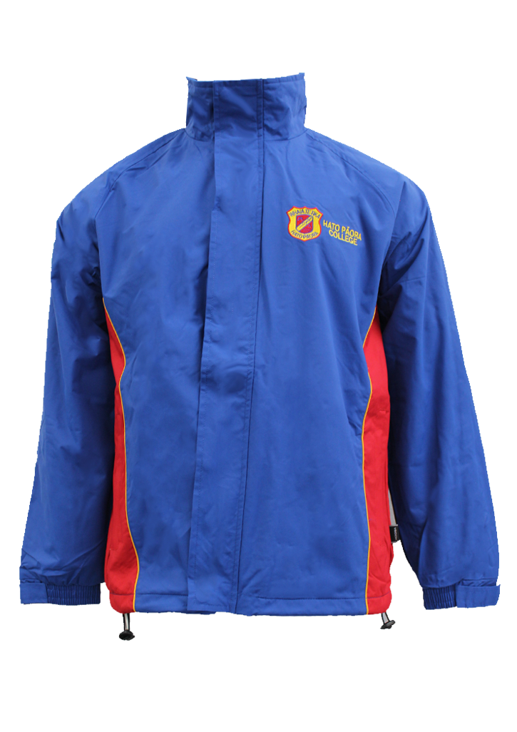 Hato Paora College Rain Jacket Royal/Red