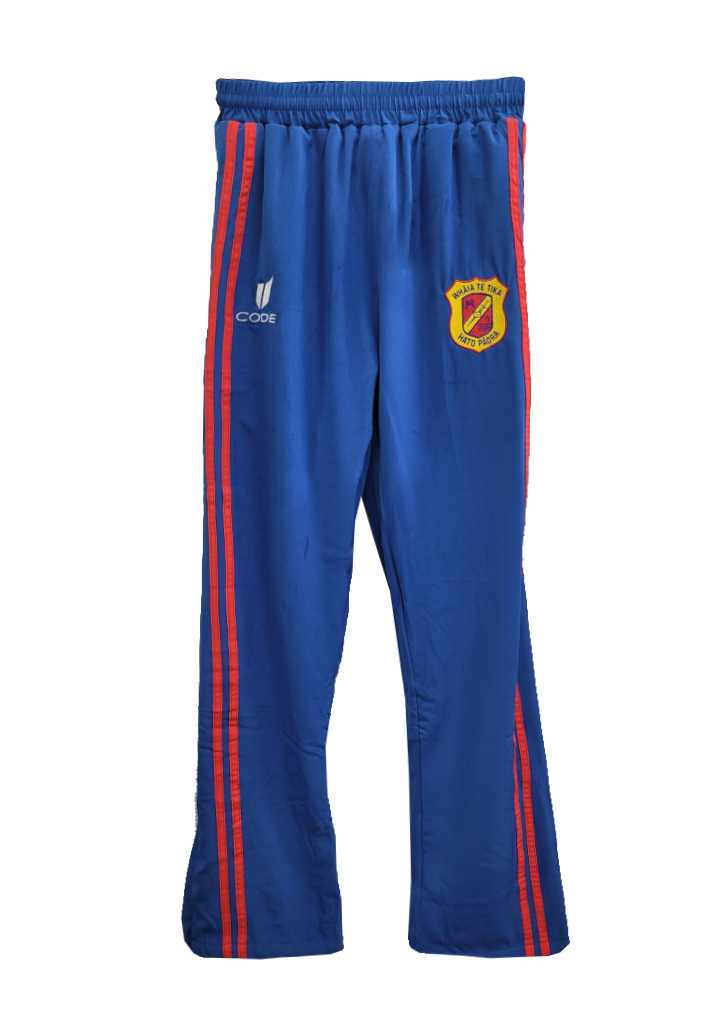 Hato Paora Tracksuit Pants Royal/Red