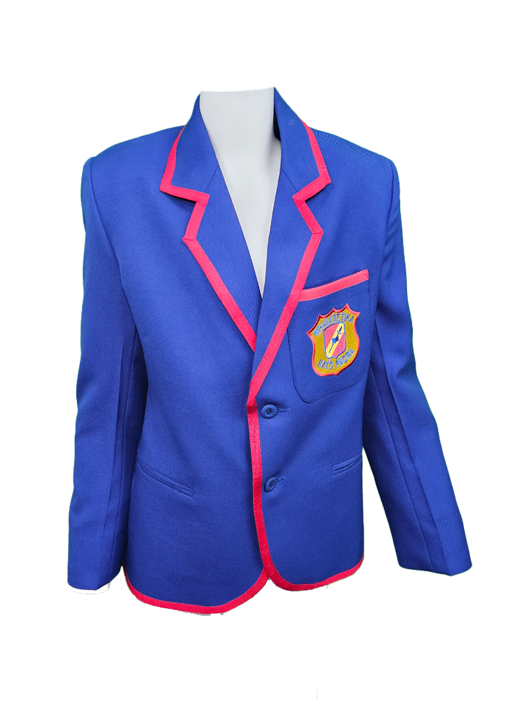 Hato Paora College Blazer Royal/Red Braid